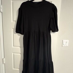 Zara Elegant Black Dress